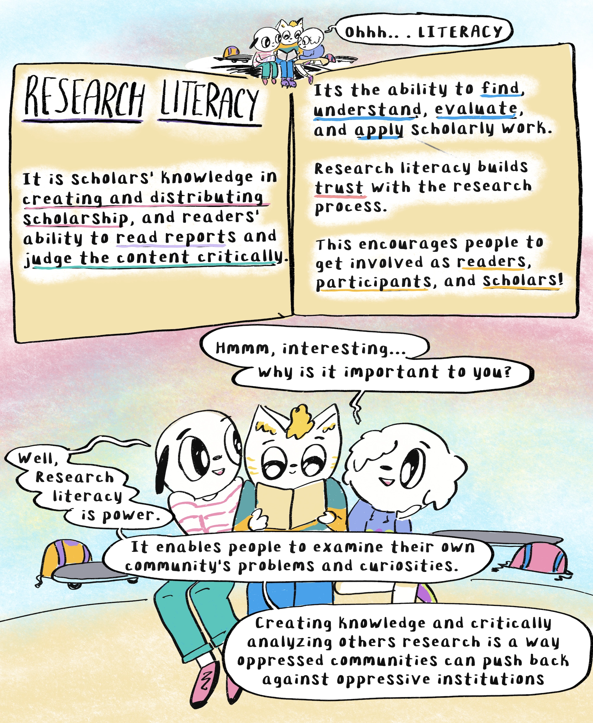 Comics as Research Zine page 3.