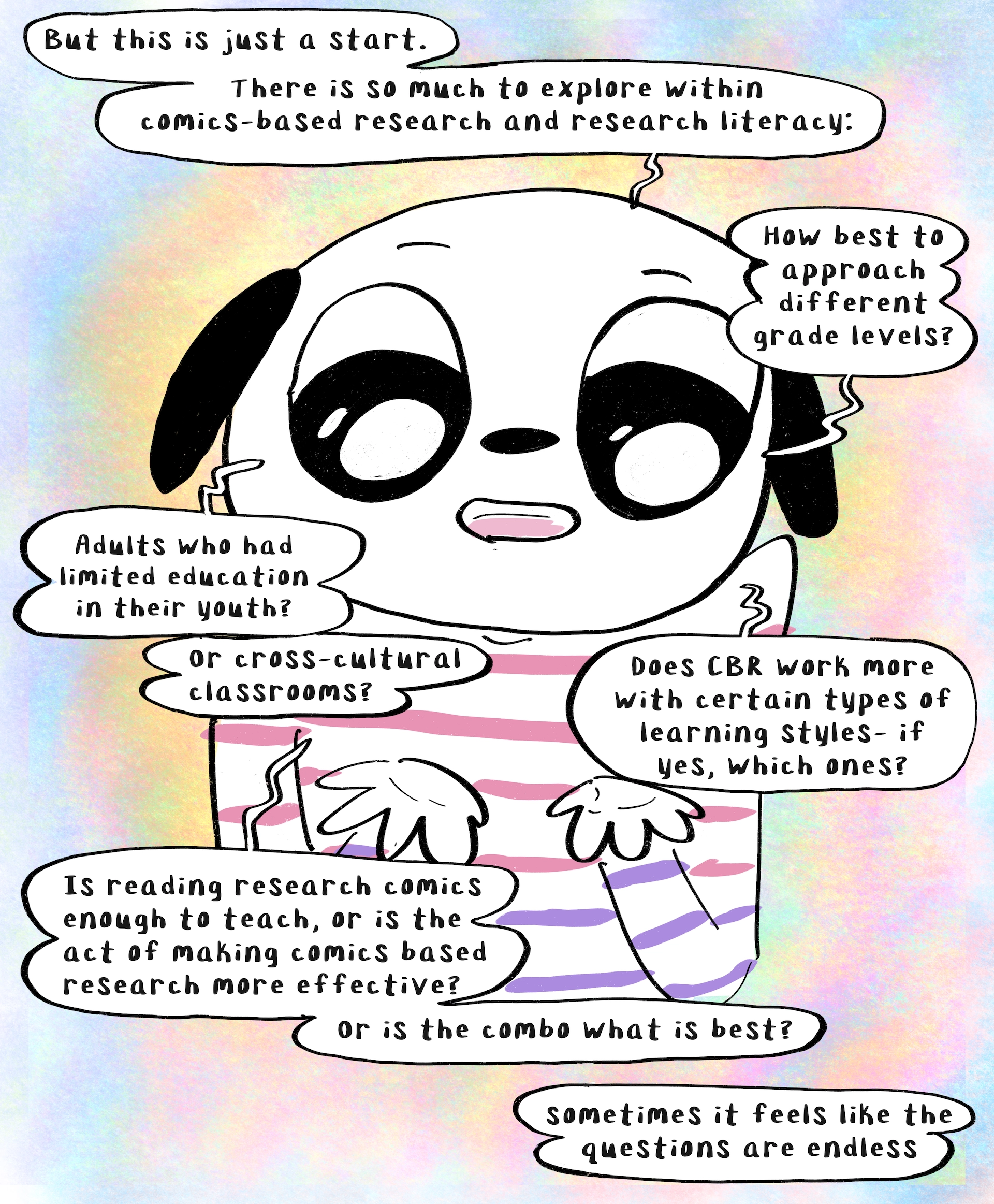 Comics as Research Zine page 5.