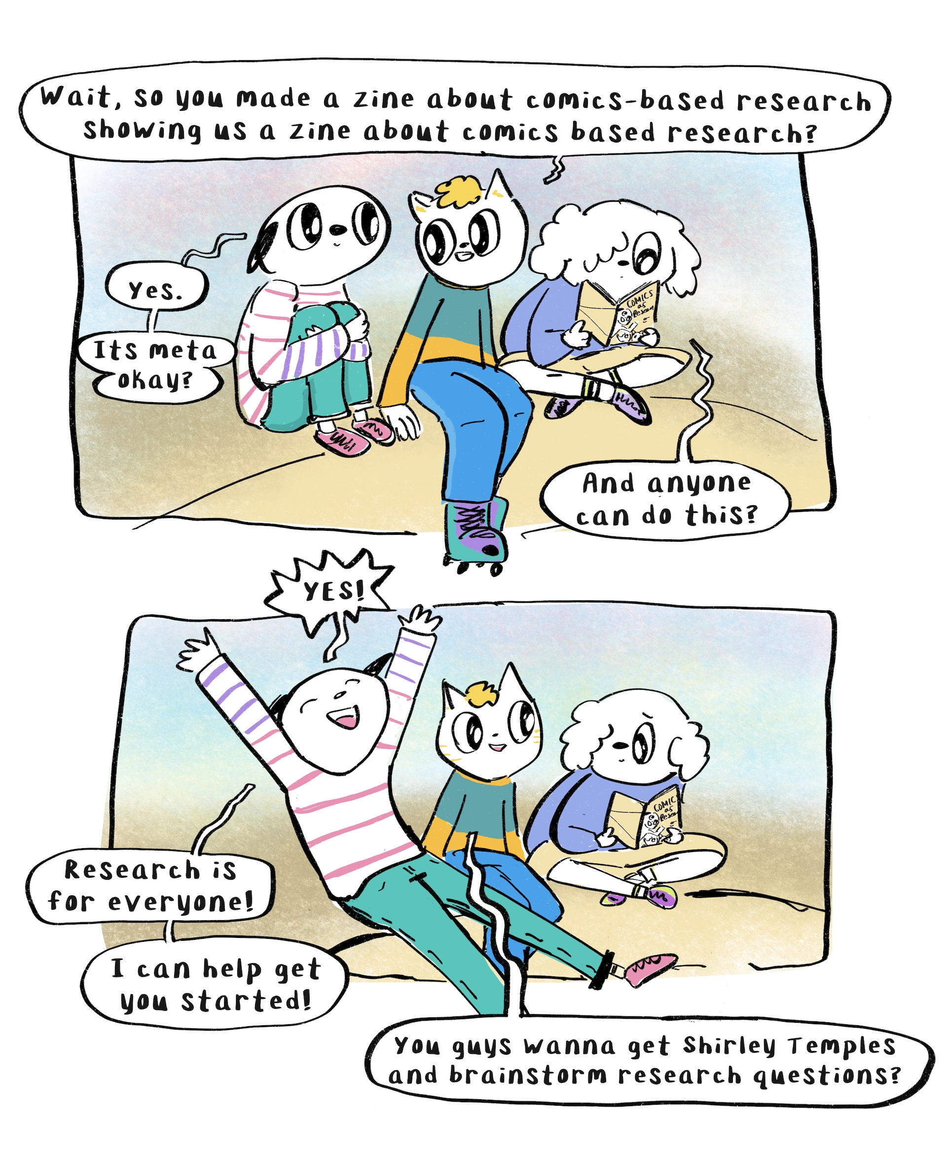 Comics as Research Zine page 7.